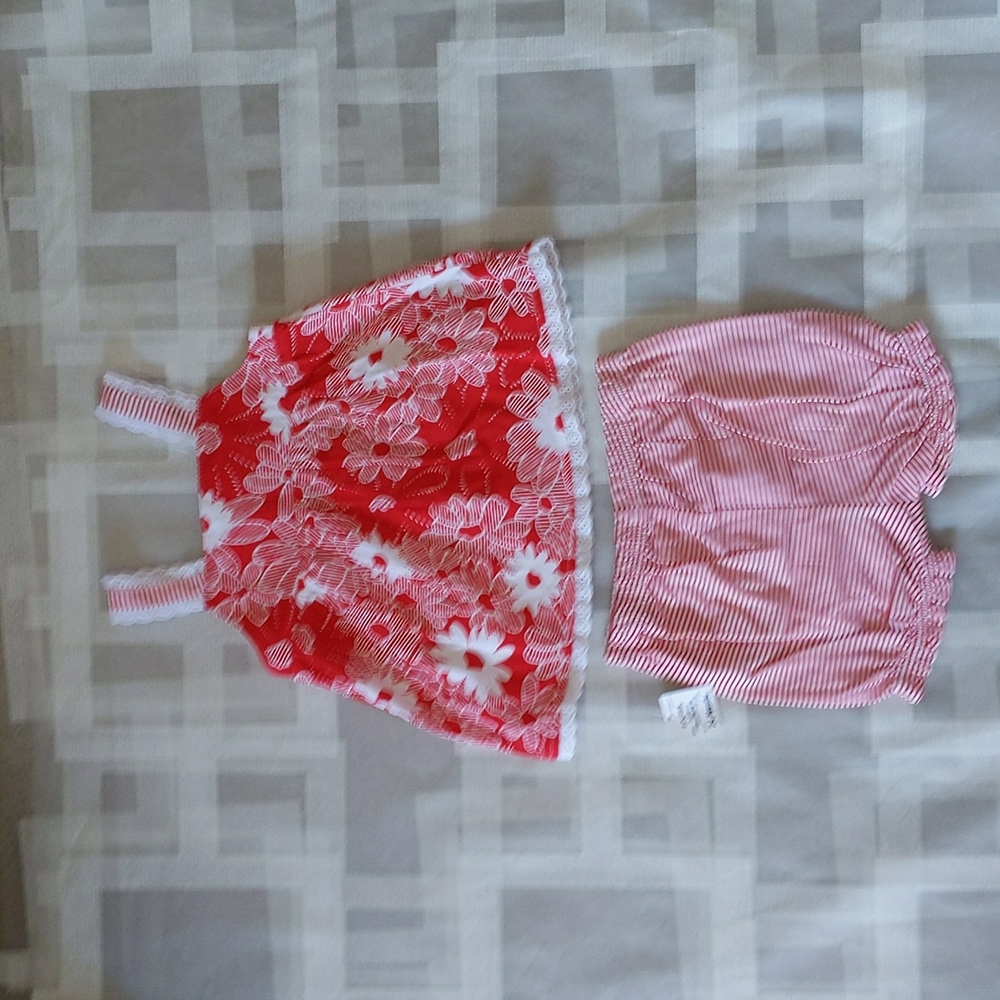 NWT Two piece girls outfit size 24 months.